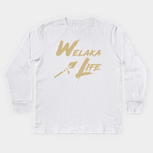 Welaka Life - Florida State Kids Long Sleeve T-Shirt